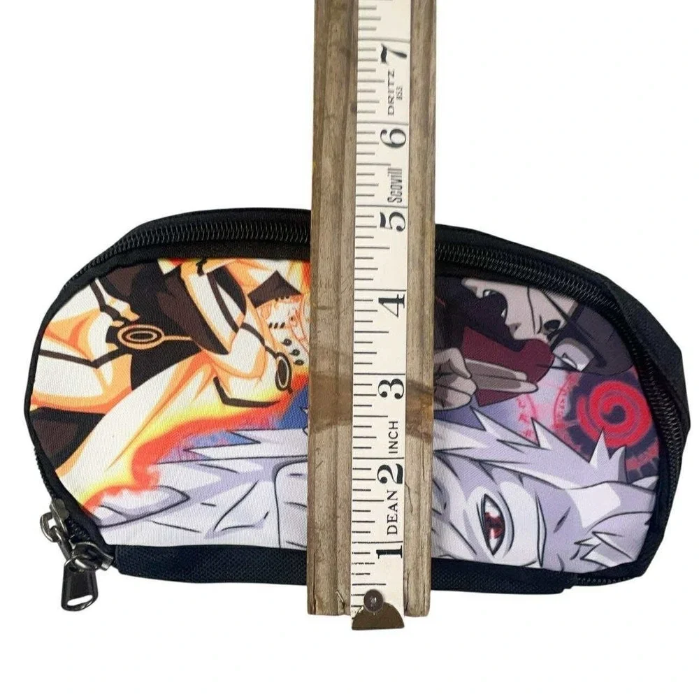 Naruto Nintendo switch Pencil Case Anime Zip Pouch Cosplay Makeup Organizer NEW